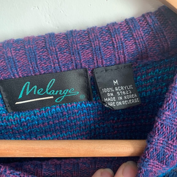 Vintage / retro 90’s sweater Melange - Picture 6 of 6